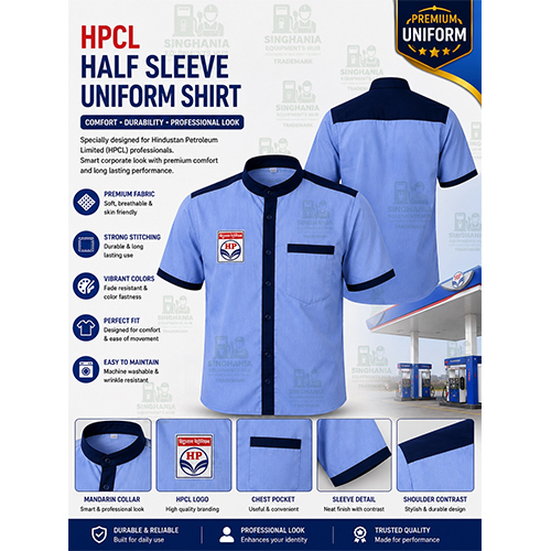 HPCL-Premium Half Sleeve Uniform Shirt