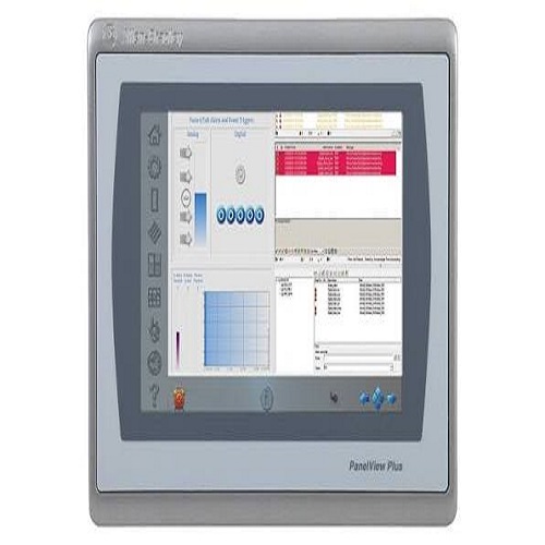 Panelview Plus 7 Standard 900W | 9" Widescreen Touch Terminal, Single Ethernet, 24V Dc Power - Battery Life: 4 Years
