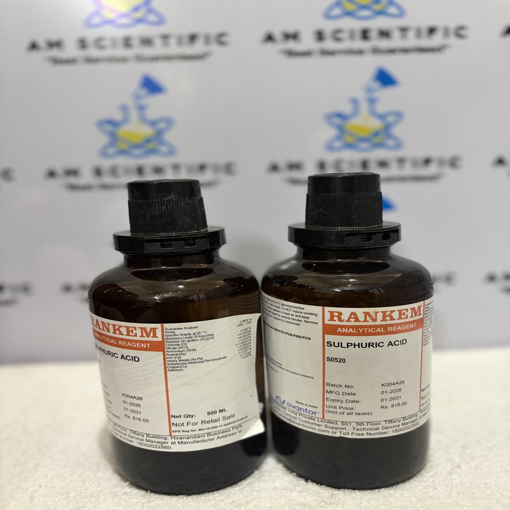 Sulfuric Acid AR 500ml Rankem