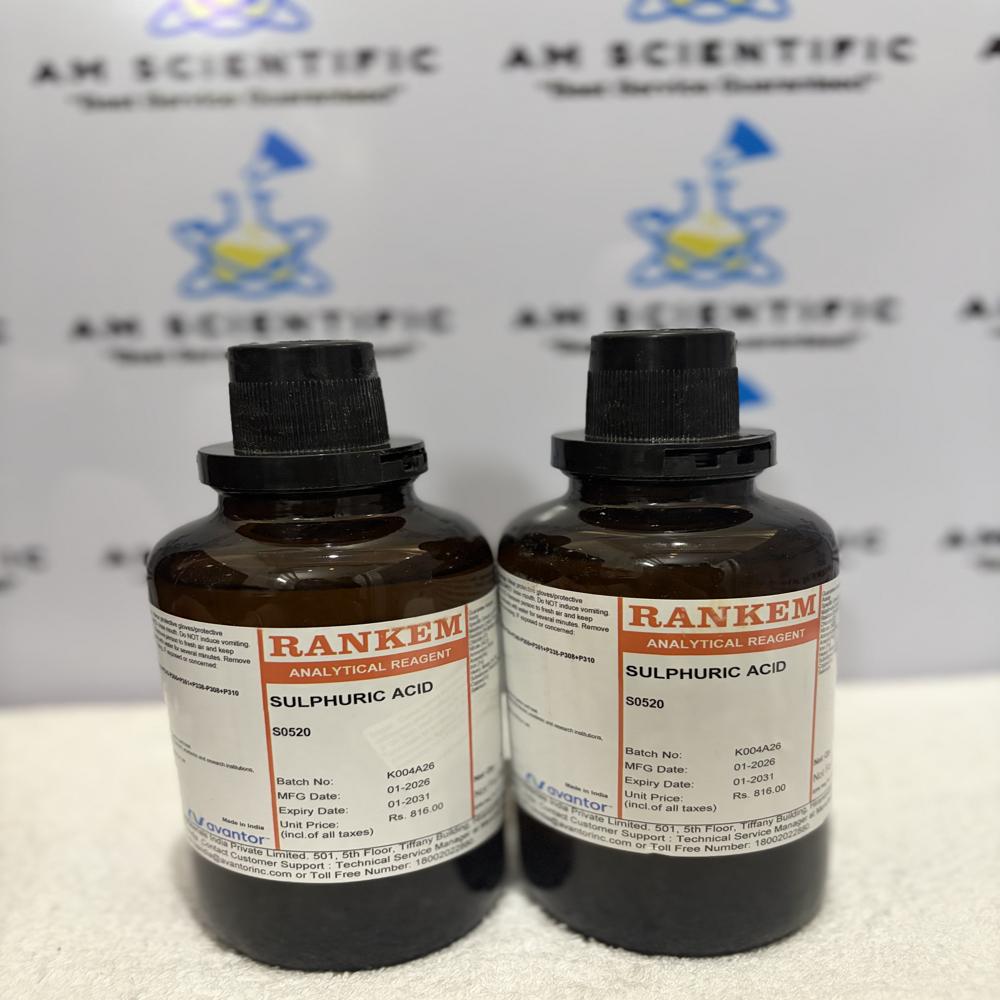 Sulfuric Acid AR 500ml Rankem