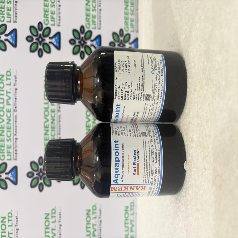 Aquapoint Karl Fischer Reagent Pyridine Free Rankem
