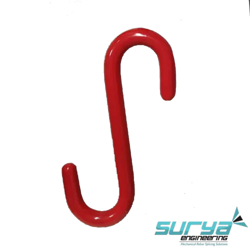 metal coated S hook for heavy duty applications