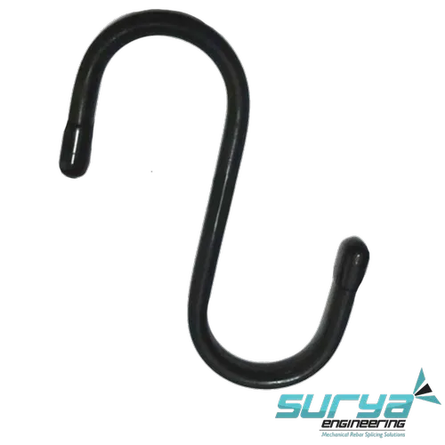metal coated S hook for heavy duty applications