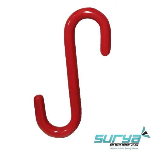 metal coated S hook for heavy duty applications