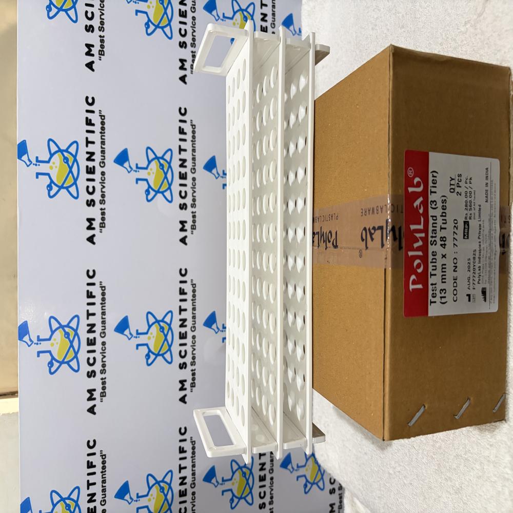 Test Tube Stand 3 Tier 13mm x 48Tubes Polylab
