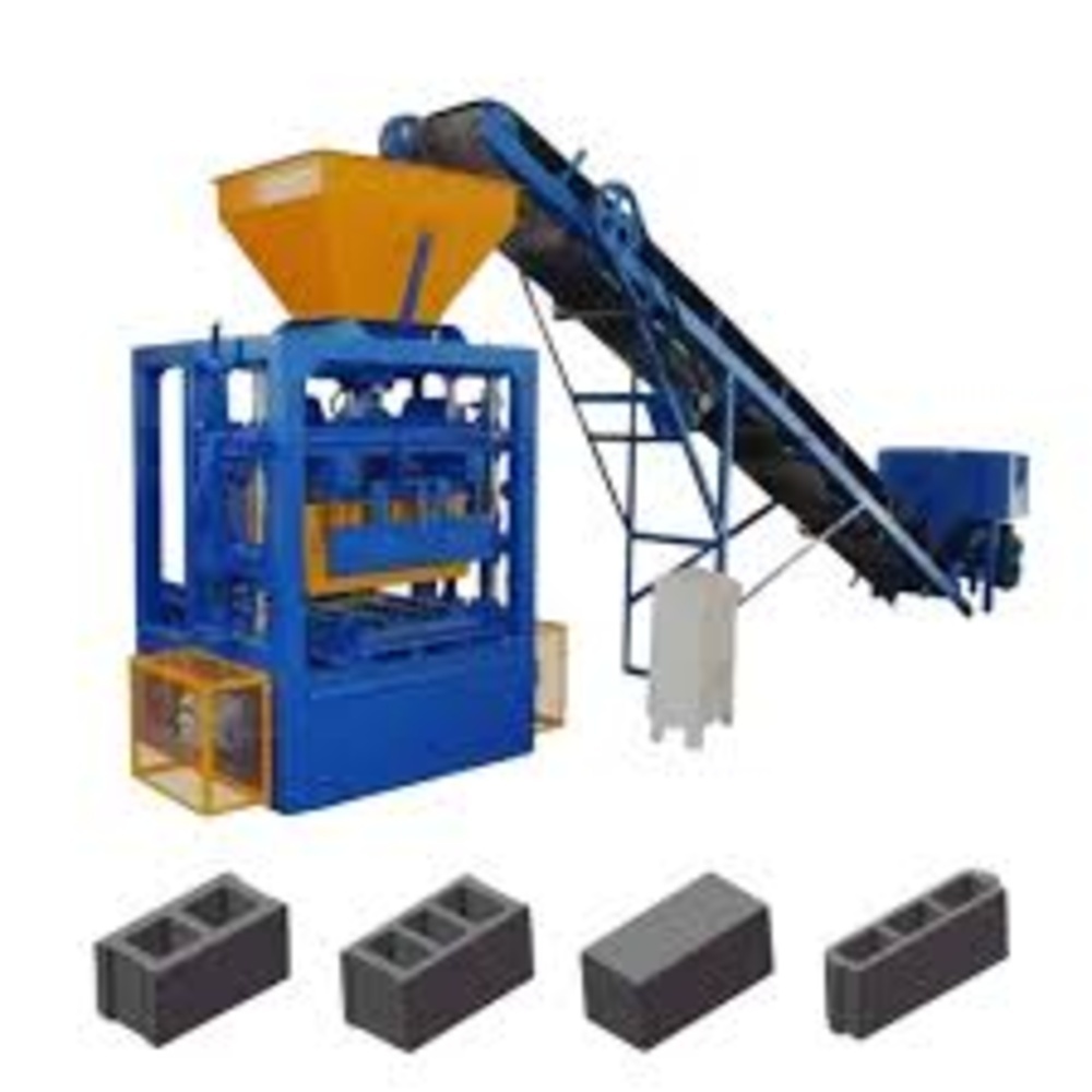 Fully Automatic Stationary Type Concrete Block Making Machine - Capacity: 5