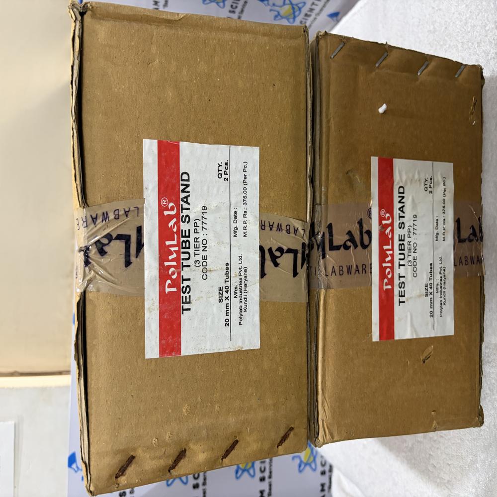 Test Tube Stand 3 Tier 20mm x 40Tubes Polylab