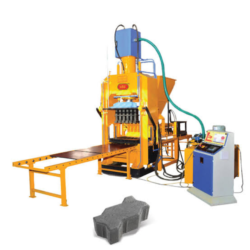 Paver Block Making Machine - 220-440 Volt | Automatic Brick Production Line Using Autoclaved Aerated Concrete For Industrial Use
