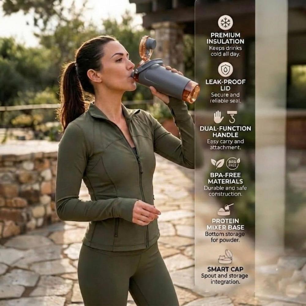 Leakproof Insulated Stainless Steel Water Bottle