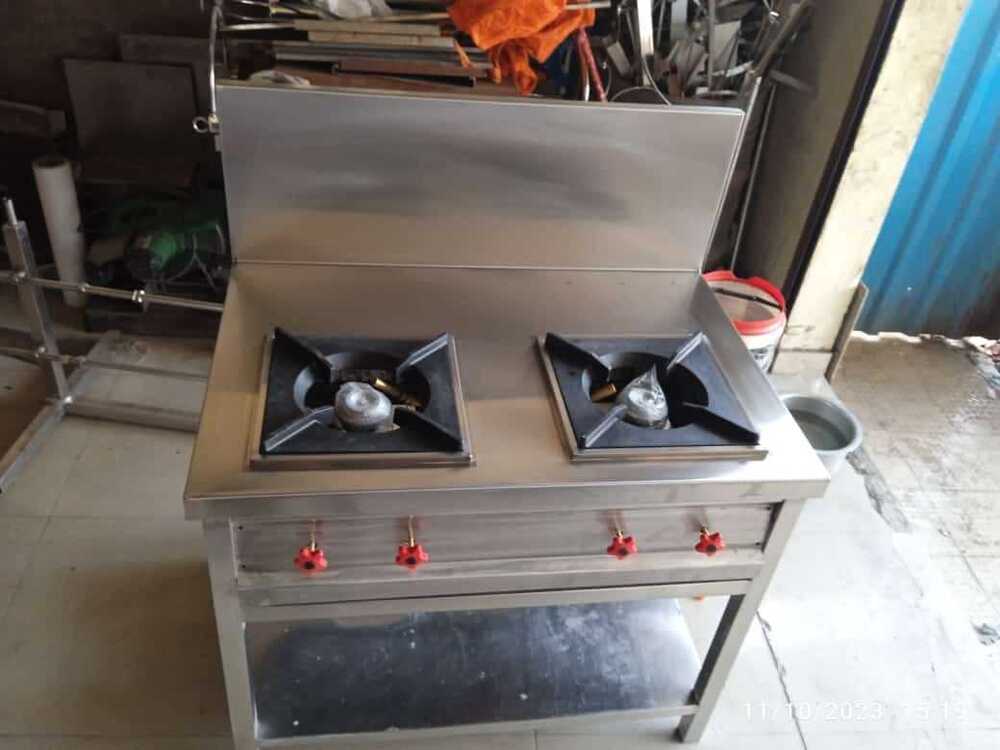 Double Burner Indian Range Under Self