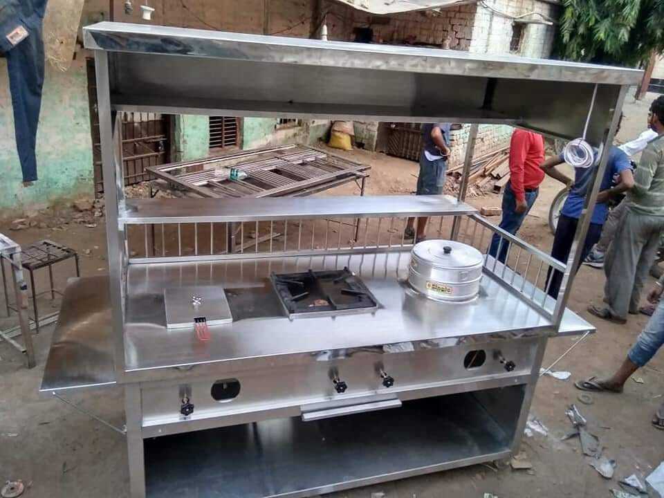 Idli Stall with Burner