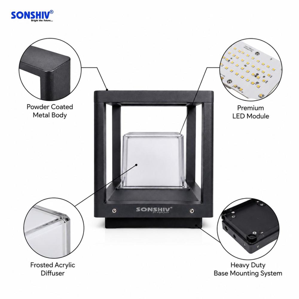 Gate Lights - Height: 1 Centimeter (Cm)