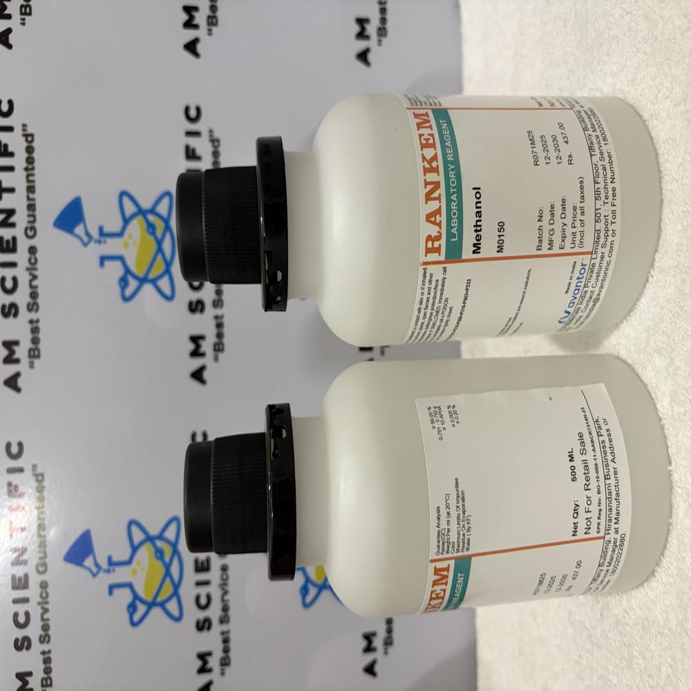 Methanol 500ml Rankem