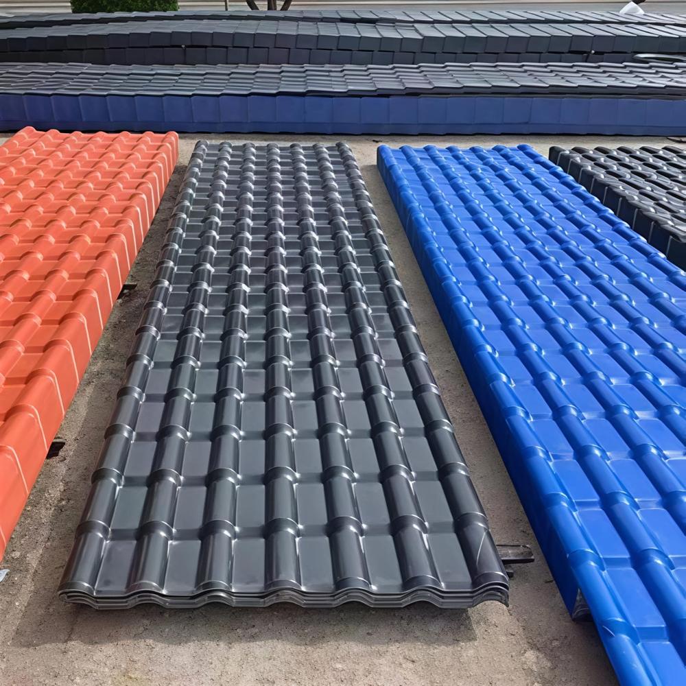Upvc Roofing Tile Sheets - Upvc 8 Ft X 3.5 Ft, Red Grey | Corrugated, Uv Coated, Fire Resistant, Lightweight