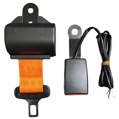 Orange Seat Belt With Sensor