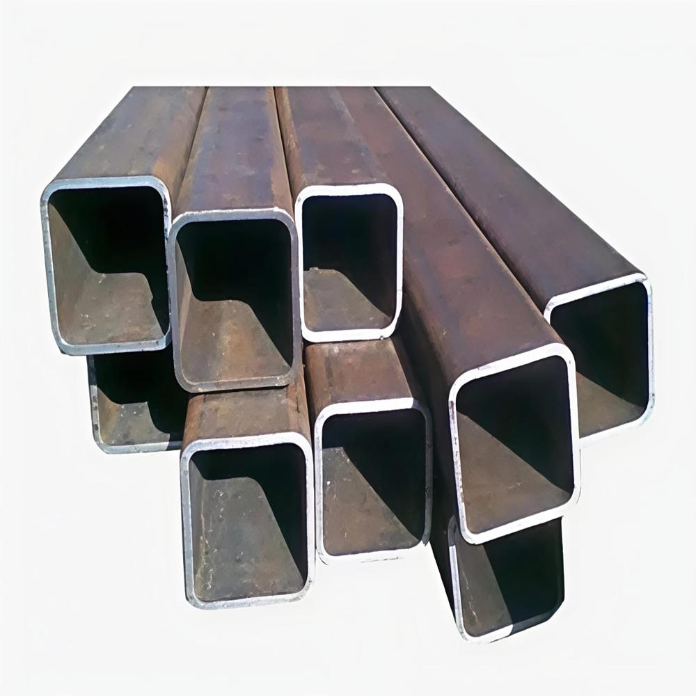 Mild Steel Rectangular Pipe - 6 Meter, Metallic Grey, Galvanized, Seam Welded | Corrosion Resistant, Smooth Internal Finish, Medium Duty