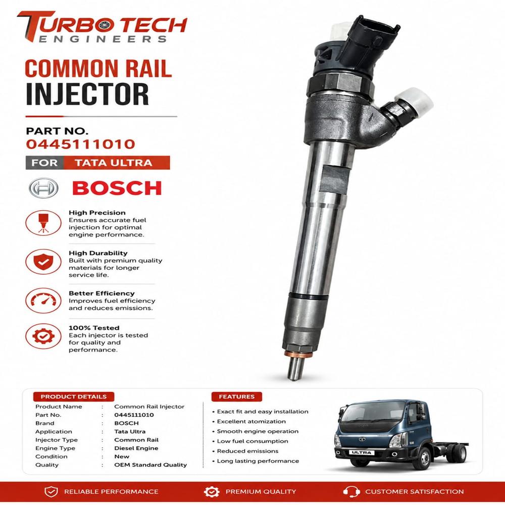Common Rail Injector  BOSCH 0445111010 for Tata Ultra