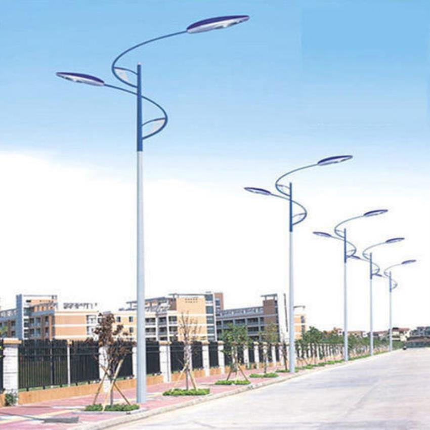 Dual Arm GI Tubler Lighting Poles