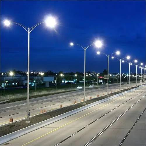 Hot dip Galvanized Street Light Poles