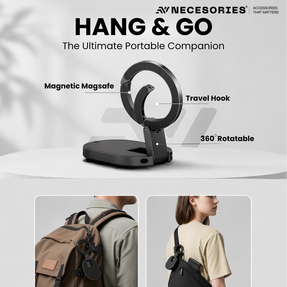 3 in 1 Mobile Suction Cup Stand