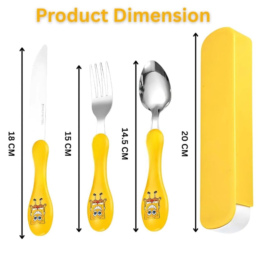 3 PCS SPOON SET WITH CASE