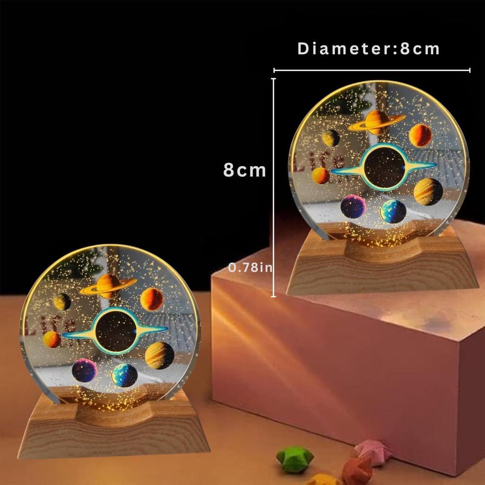 3D Crystal Space Theme Lamp