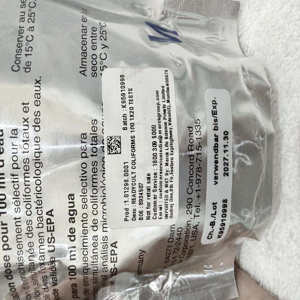 Readycult Coliforms 100