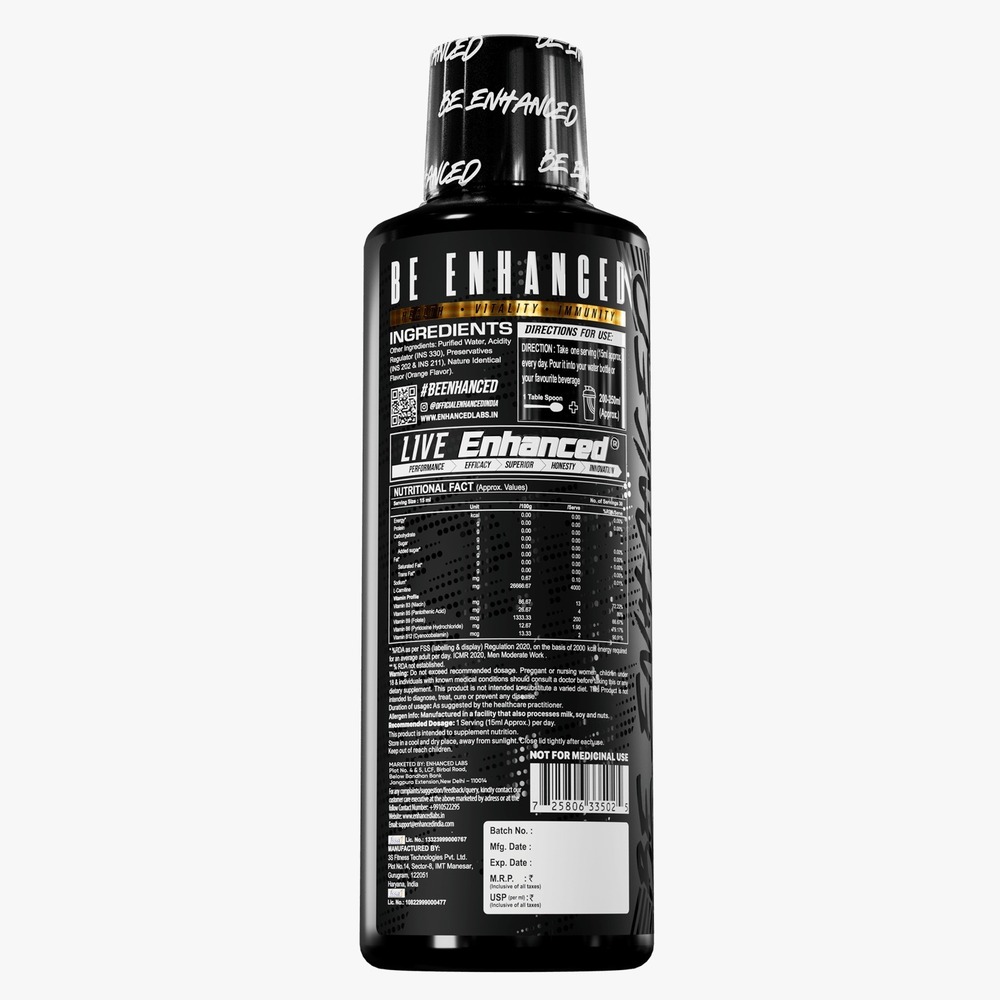 Enhanced Carnrush Orange Flavor Supplement