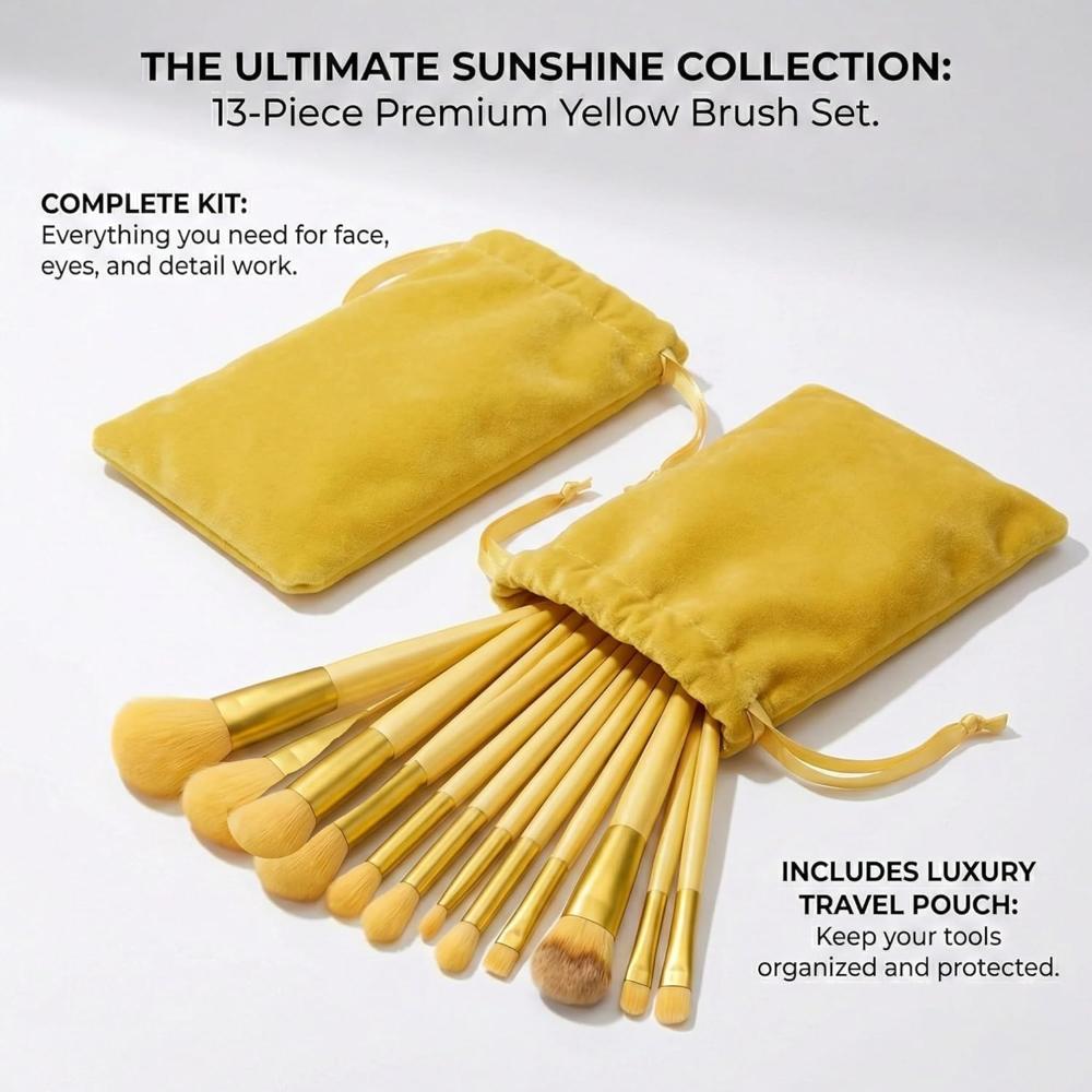 13 Pcs Makeup Brush Set