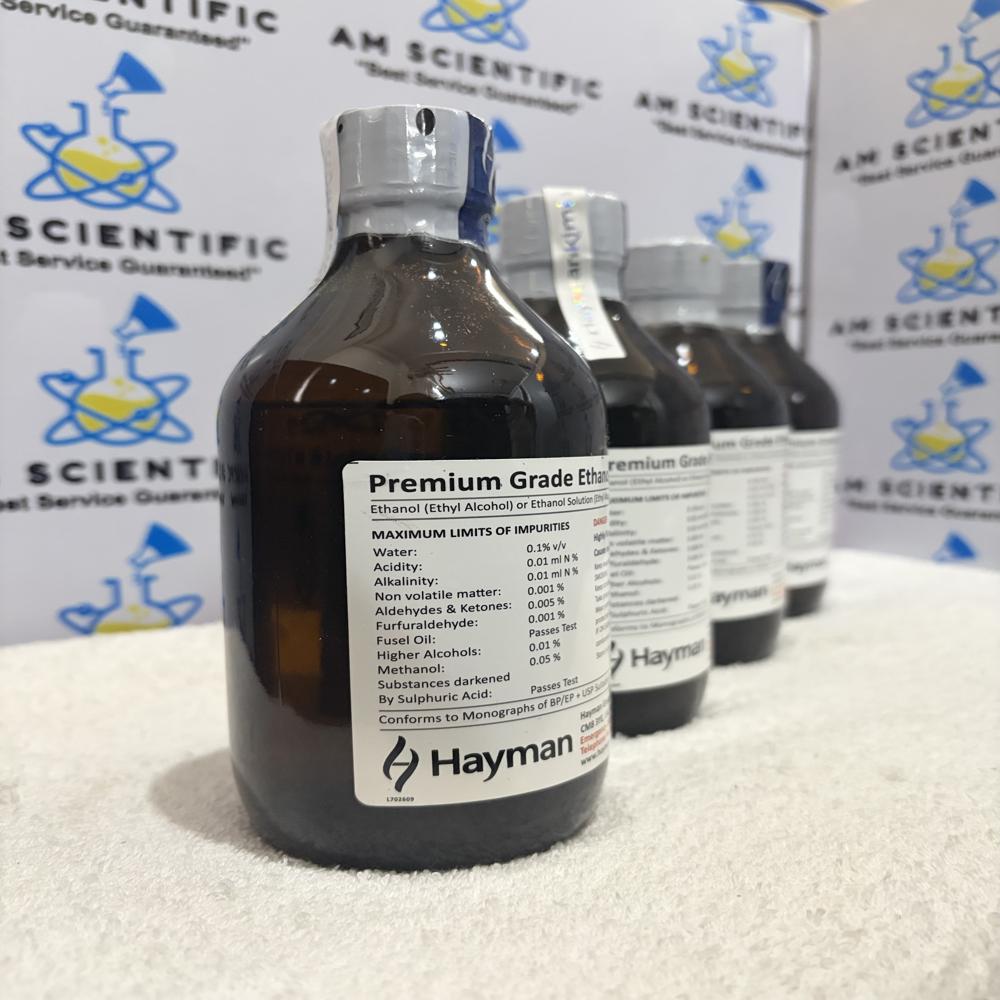 Premium Grade Ethanol 100% 500ml Hayman 