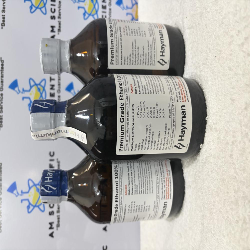 Premium Grade Ethanol 100% 500ml Hayman 