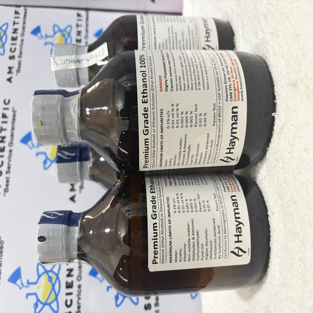 Premium Grade Ethanol 100% 500ml Hayman 