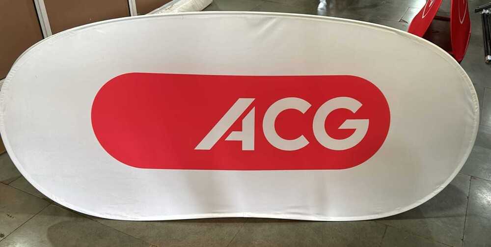 Oval Pop Out Banner