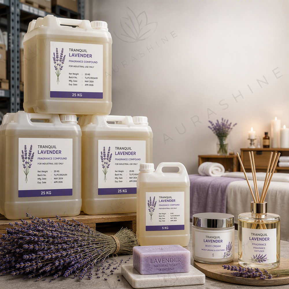 Tranquil Lavender Fragrance Compounds - Brand Name: Aurashine Essential