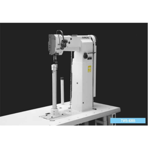 Typical TW5-8365 Extra high post bed compound feed lockstitch sewing machine (left hook)