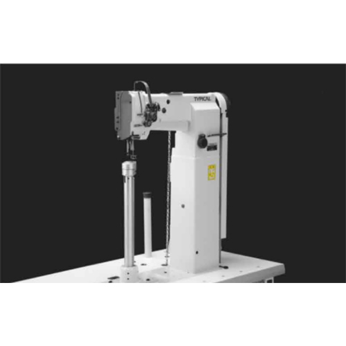 Typical TW5-8366 Extra high post bed compound feed lockstitch sewing machine (right hook)