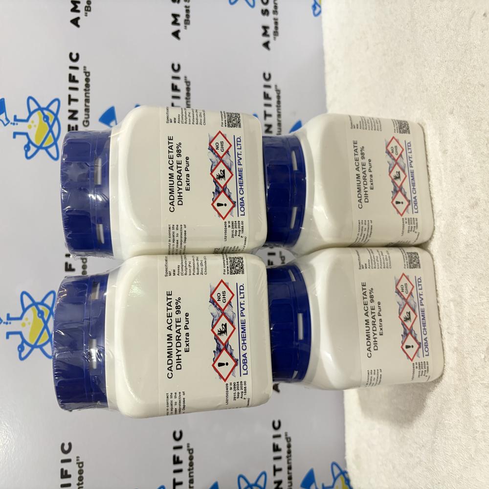Cadmium Acetate Dihydrate 98% Extra Pure 500g Loba