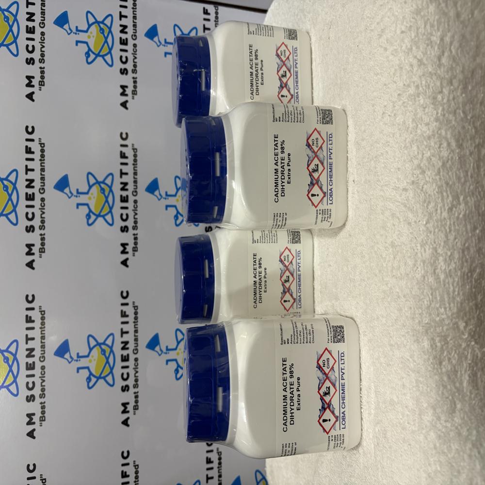 Cadmium Acetate Dihydrate 98% Extra Pure 500g Loba
