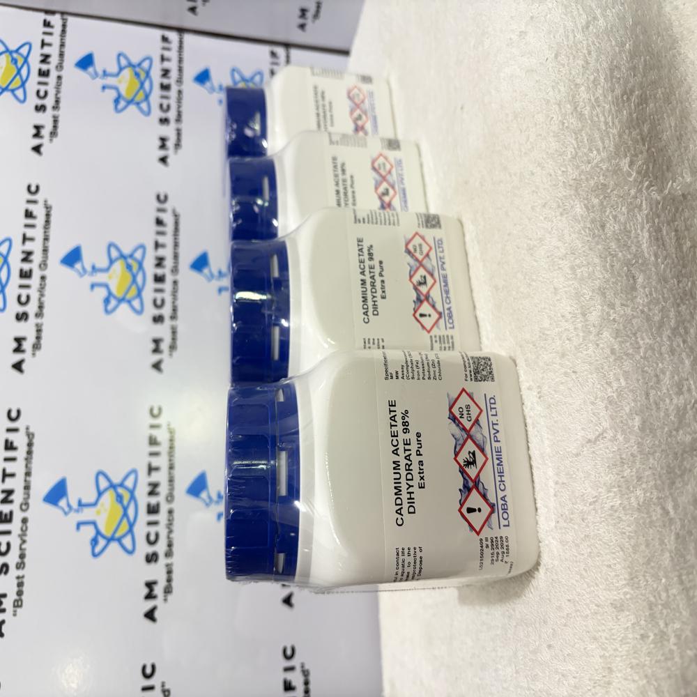 Cadmium Acetate Dihydrate 98% Extra Pure 500g Loba