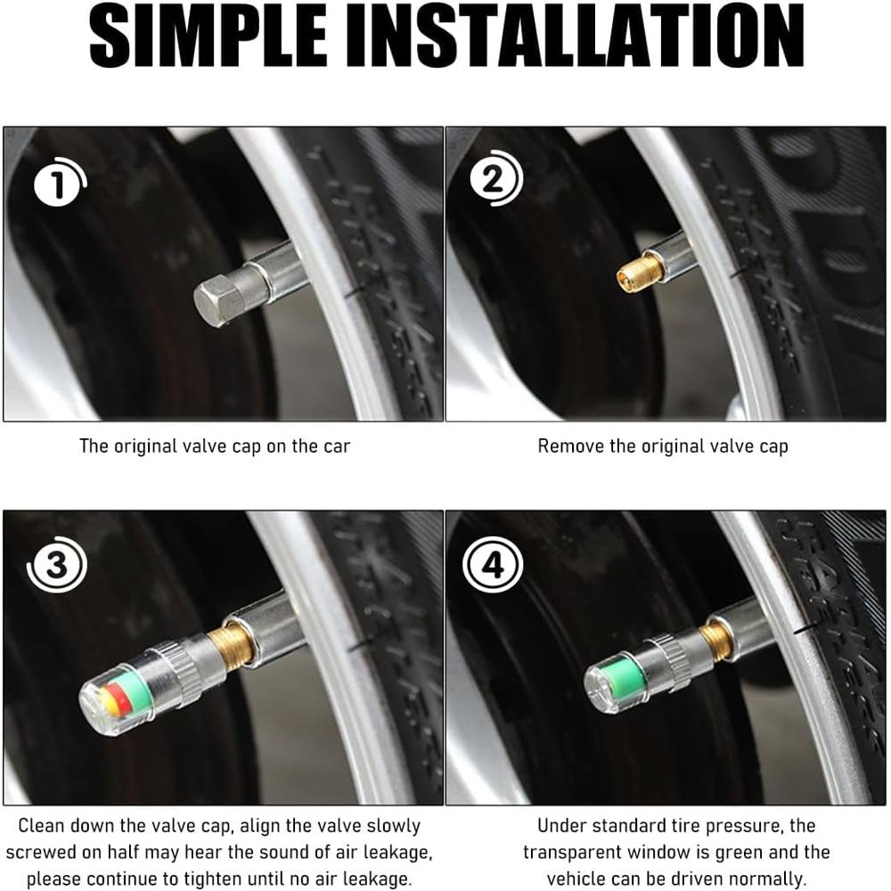 Air Pressure Alert Valve Cap