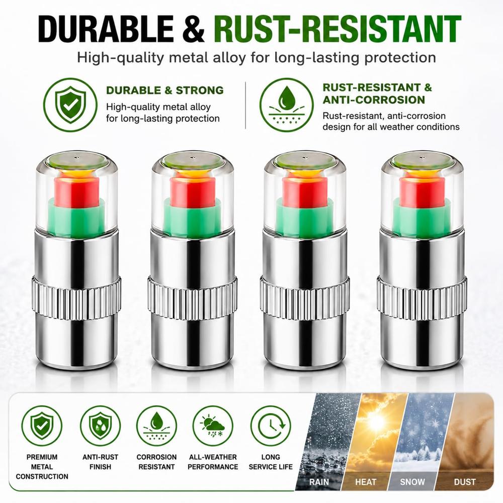 Air Pressure Alert Valve Cap