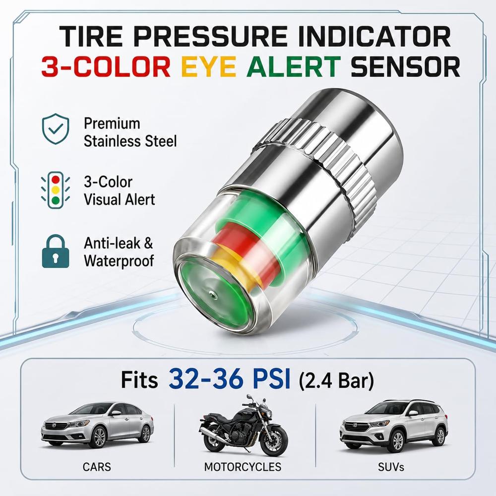 Air Pressure Alert Valve Cap