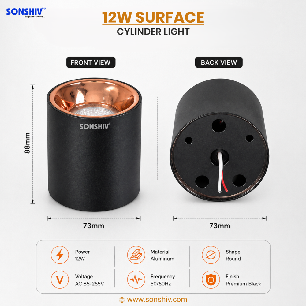 12w surface Cylinder