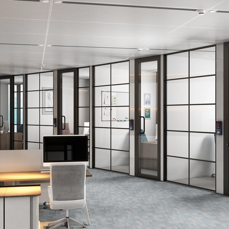 Modular Aluminium Single-Glazed Partition System