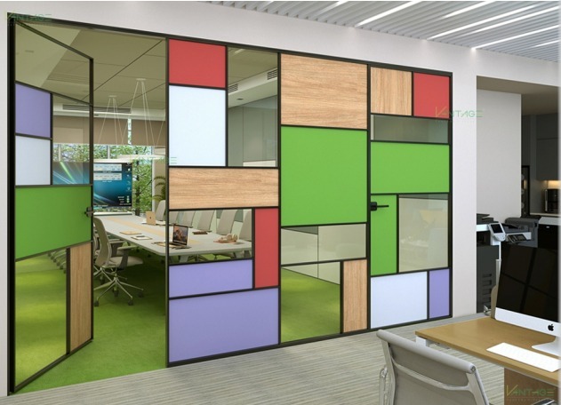 Sleek Glass Partition Systems