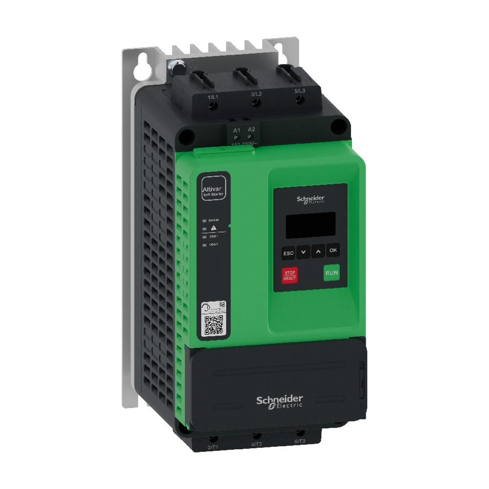 Soft Starter, Altivar Soft Starter Ats430, 47A, 208 To 600V Ac, Control Supply 110 To 230V Ac - Warranty: 18
