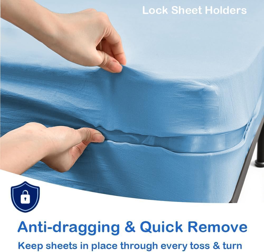 Bedsheet Holder With Lock Strips
