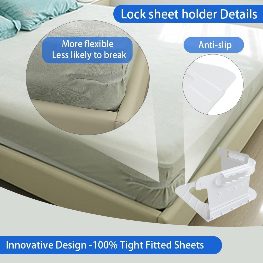 Bedsheet Holder With Lock Strips