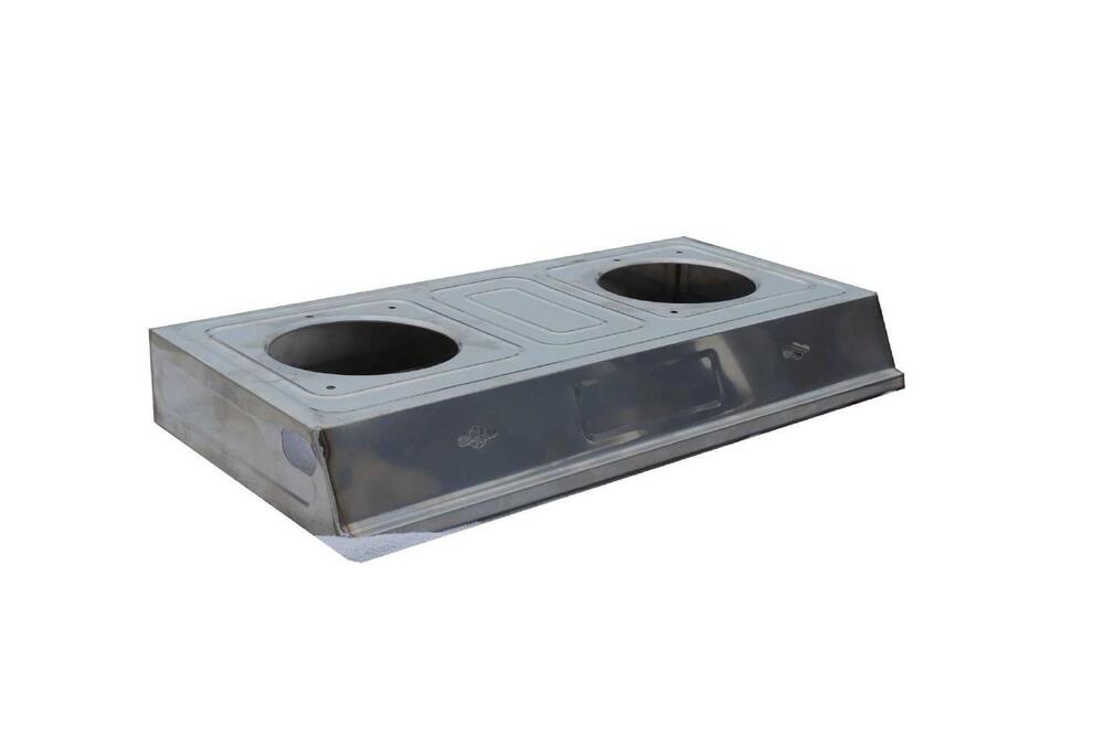 Double Burner Stainless Steel Gas Stove Frame