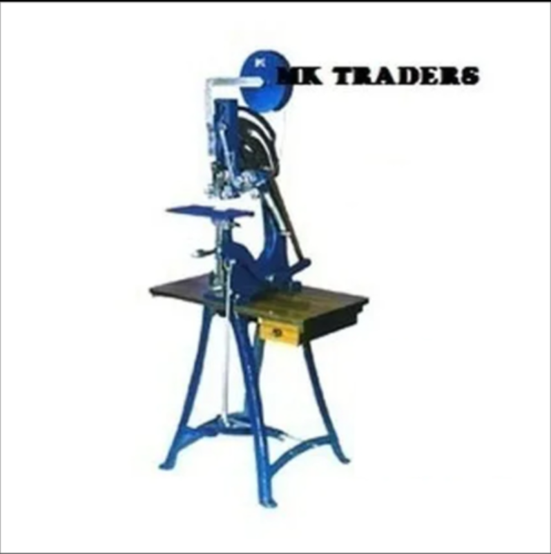 Manual Treadle Book Stitching Machine - Color: Blue